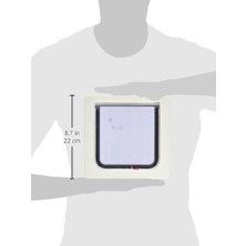 Mükemmel Pet Kedi Flap Kapı, 4 Yollu Kilitli Pet Kapı, 6 1/4 x 6 1/4 "kapak Boyutu