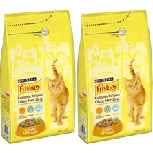 Friskies Yetişkin Kediler Için Kümes Hayvanlı 1,5 Kilogram (2 Paketi)