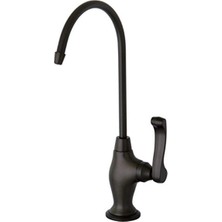 Gourmetier KS3195FL Royale Tek Saplı Su Filtrasyon Musluğu, 10,9 cm Ağız Uzaklı, Yağla Pürüzsüzleştirilmiş Bronz
