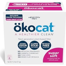 Ökocat Süper Yumuşak Doğal Ahşap Topaklama Kumu, Orta