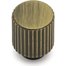 20 mm Antik Rengi Tek Delikli Kulp