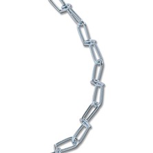 Industries A15921 2/0 Double Loop Electro Galvanizli, 3 M Gerçek, Çinko Gümüş