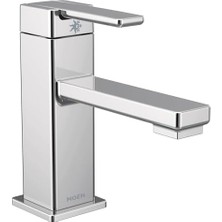 S6710 90 Derece Tek Kollu Tek Delikli Modern Banyo Lavabo Musluğu, Krom