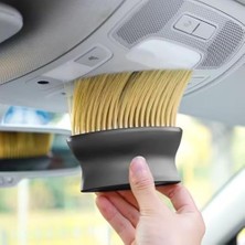Yumuşak Kıllı ve Ergonomik Saplı Araç Içi Detaylı Toz Temizleme Fırçası