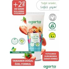 Agarta Doğal Florürsüz Çocuk Diş Macunu Çilekli 75 ml