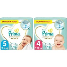 Bebek Bezi Premium Care 5 Beden 42 Adet Junior Paket & Bebek Bezi Premium Care 4 Beden 46 Adet Maxi Paket