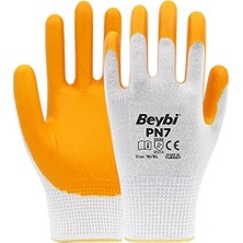 Beybi Pn7 No:9 Sarı Nitril Eldiven