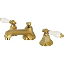 KS4467PL 20,32 cm Yaygın Banyo Bataryası, Fırçalanmış Pirinç