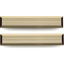 9012 -Çizgili Kulp Altın Renk Tek Adet 224 mm