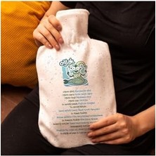 Oğlak Burcu Arkadaşa Hediye Esprili Su Torbası Kılıflı Termofor - El Ayak Isıtıcı 37 x 20 2 Lt