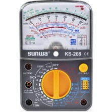 Sunwa KS268 Analog Multimetre Avometre Ölçü Aleti