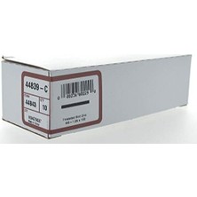 44843 M8-1.25 x 100 Çinko Dişli Çubuk, 10'lu Paket