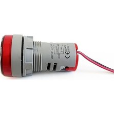 2'li Volt Amper Ölçüm 22MM AC60-500V 100A Kırmızı