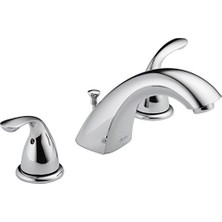 Musluk 3530LF-MPU Iki Kulplu Breitgefaechert Banyo Musluk, Krom