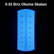 Atc 0–32 Brix Ölçer Refraktometre, Şeker Yoğunluk Ölçümü Için