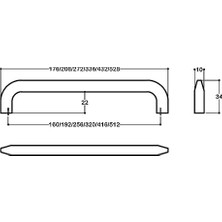 Saten Rengi 256 mm Modern Kulp
