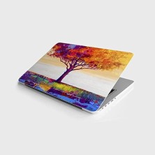 Laptop Notebook Pc Kaplama Etiketi Ağaç Boyama