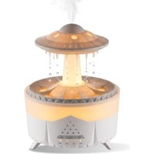 Ufo Tasarımlı Hava Nemlendirici ve Aroma Difüzör, Atmosfer Aydınlatmalı, Zamanlayıcılı, 145X189MM