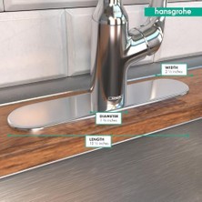 25,4 cm Y Ksek Arc Kitchen Armat Rler I In Ana Levha, HG14019001