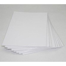 ve Laser Uyumlu Güçlü Yapışkanlı 10X15CM A6 Etiket Kağıdı Mat Yüzeyli 120GSM (100 Yaprak)