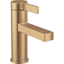 Beric Bronzlaştırılmış Altın Modern Tek Kolu Tek Delikli Banyo Bataryası Drenaj Montajlı ve Banyo Lavabonuz Için Isteğe Bağlı Deckplate Ile, 84774BZG