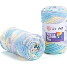 El Örgü Ipi Twısted Macrame 3 mm Vr, 924, 4X250 gr