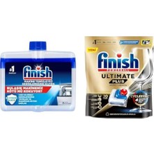 Bulaşık Makinesi Temizleyicisi 250ML + Finish Plus 20 Kapsül Bulaşık Makinesi Tableti