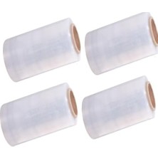 Palet Dilimli Streç 25 cm 17 Mic. 1000GR / 300MT. Şeffaf 4 Adet