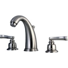 KB988FL Royale Widerspread Lavatory Musluk With, Saten Nikel