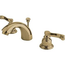 Pirinç KB8952FL Royale-Breitgefaechert Mini Banyo Musluk Pirinç -Akım, Pirinç Cilalı