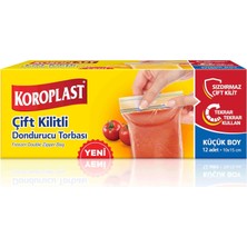 Tekrar Kullanılabilir Küçük Çift Kilitli Dondurucu Poşeti 12'li 10X15 Cm, Sızdırmaz&dayanıklı, Şeffaf, Bpa Içermez Dondurucu Torbası, Et, Sebze, Balık, Çorba, Sos, Buzdolabı, Derin Dondurucu