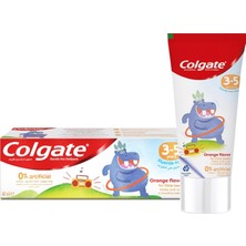 3-5 Yaş Portakal Aromalı Florürsüz Çocuk Diş Macunu 60 ml