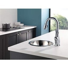 Delta Faucet 9678-AR-DST Leland, Single Handle Bar/prep Faucet, Arctic Stainless