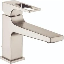 Modern Düşük Akışlı Su Tasarruflu 1 Kulplu 1 6" Uzun Banyo Lavabo Bataryası Fırçalanmış Nikel, 74505821