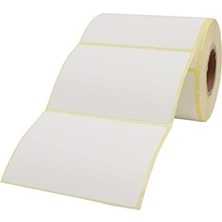 Kargo Etiketi Eko Termal Etiket 100MM x 70MM Ruloda 500 Adet 40MM Çapında Direk Termal Transfer Etiketi