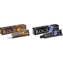 Lekelere Karşı Coffee&tobacco Diş Macunu - 74G ve Sensation Whitening Beyazlatıcı Diş Macunu (1 x 74 G)