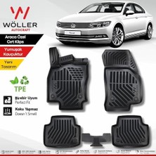 Wöller Passat B8.5 B8 Paspas 2015 2023 Arası Uyumlu 3D Havuzlu Paspas
