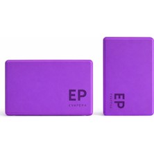 evapera Çiftli Tatlısert Eva Yoga Blok Pilates Bloğu Eğimli Kenar Kaymaz Yüzey Denge Blokları