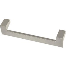 P40837K-SN-C Aynalı Mutfak Veya Mobilya Dolabı Donanım Çekmece Kolu Çekici, 5-1/16 Inç (128 Mm), Nikel, 10'lu Paket