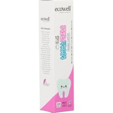 Ecowell Florürsüz Çocuk Diş Macunu, Organik & Vegan Sertifikalı, Karadut Özlü, 6 Ay ve Sonrasına Uygun, 75GR
