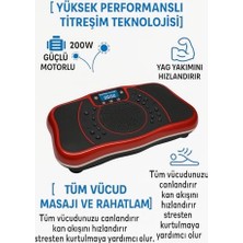 Titreşimli Egzersiz ve Masaj Plakası | 1-120 Kademe Ayarlanabilir Hız | 200W Güçlü Motor | 150KG Taşıma Kapasitesi | Bluetooth Müzik Destekli Fitness | 74 x 13 x 40 cm | 750