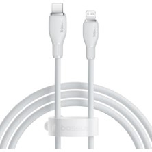 Pudding Hızlı Şarj Özellikli Type-C To Lightning Kablo 20W, 1.2 Metre, Beyaz