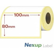 100X80 mm Termal Etiket, Barkod/adres/kargo Termal Etiketleri, Zebra ve Diğer Yazıcılarla Uyumlu
