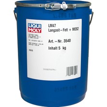 Moly Lm 47 Uzun Ömürlü Gres Mos2 5 kg Otomotiv Bakım Ürünü