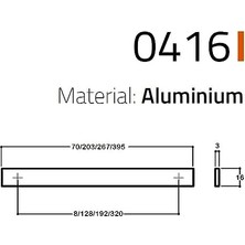Kulp Alt Taban Antik 128 mm