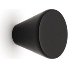 30 mm Siyah Renkli Tek Delikli Kulp