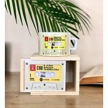 Kaset Tasarımlı Kutulu Kupa