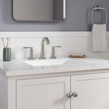 Standard 7426801.295, Belmeade Iki Kulplu 20 cm Yaygın Banyo Bataryası, Fırçalanmış Nikel
