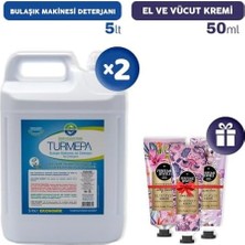 Bulaşık Makinesi Deterjanı 5 Lt x 2, El Kremleri Hediye