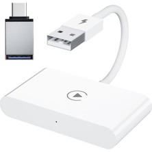 Araç Içi Iphone Cihazlar Için Kablosuz Car Play Adaptörü, Çevirici